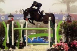 Halfsister Nienke RV brought the Grand Prix horse Toscane RV (Cavalier x Emilion) with the rider Darragh Kerins.