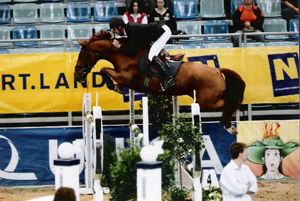 Twin Twin RV (Calvados x Amethist) International CSI*** 1.50m with rider Jur Vrieling.