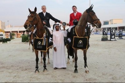 Sanne RV (Cavalier x Emilion) won with the German rider Hans-Dieter Dreher CSI***** Abu Dhabi.